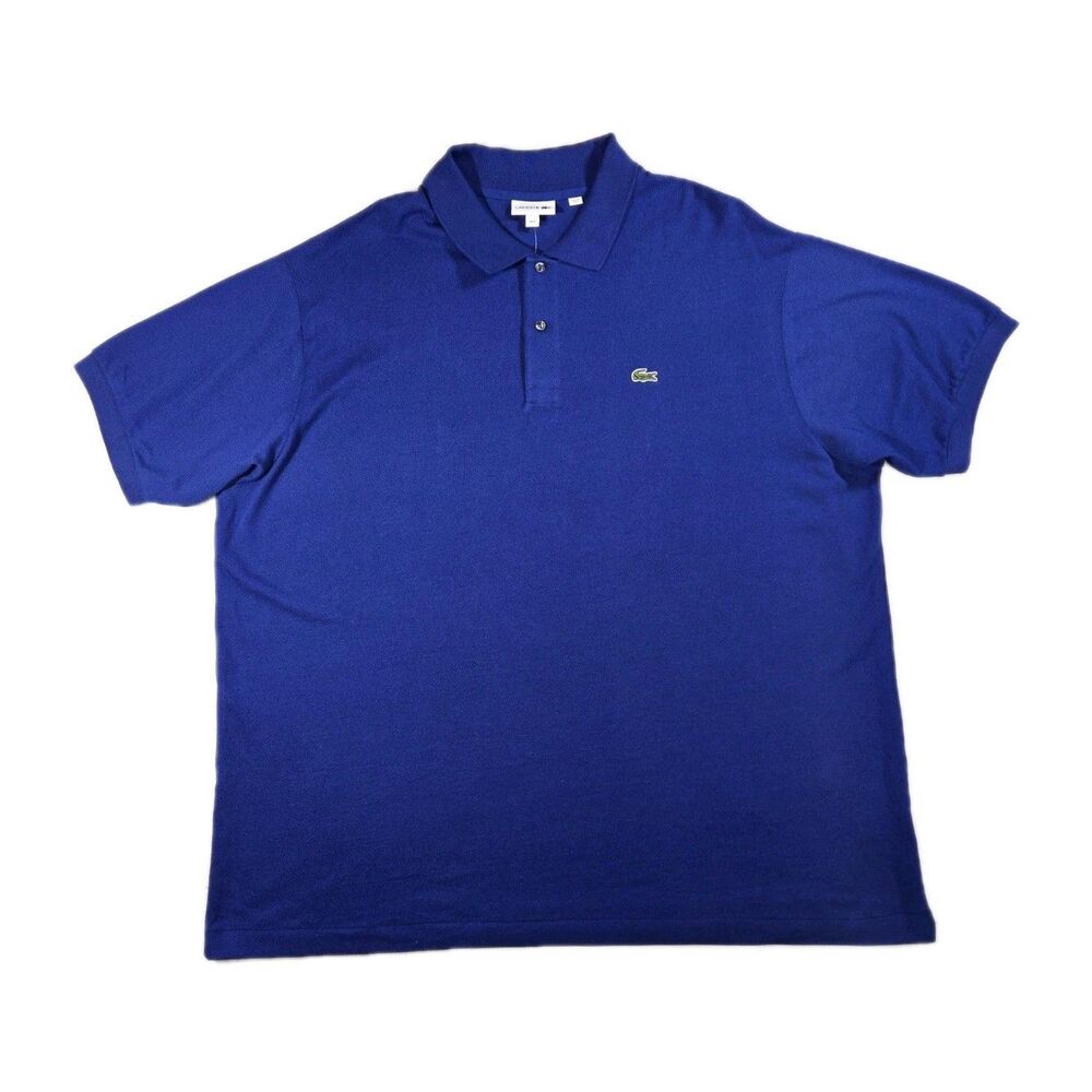 Mens Lacoste Polo Shirt Blue Size 3XLB New